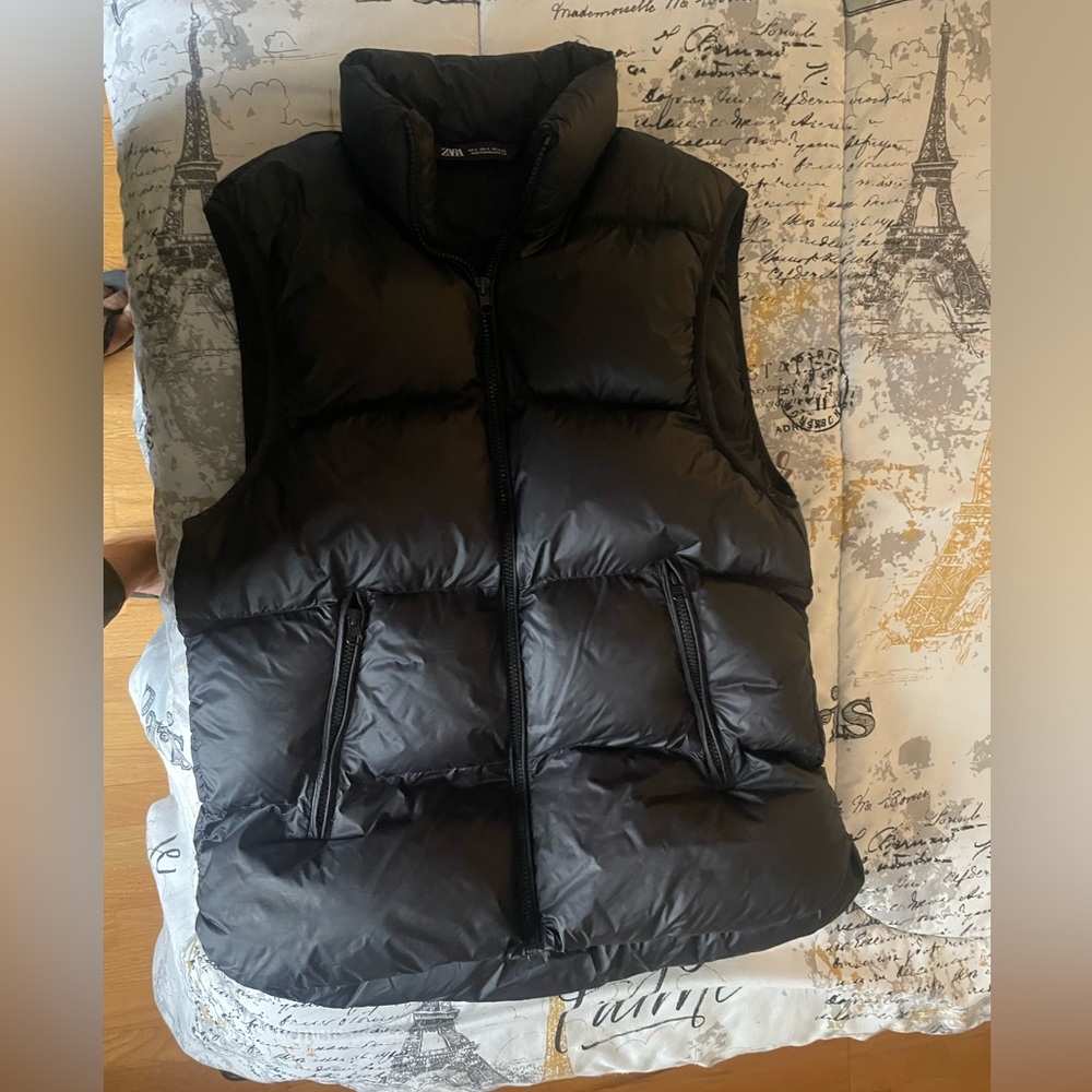 Black Puffer Vest